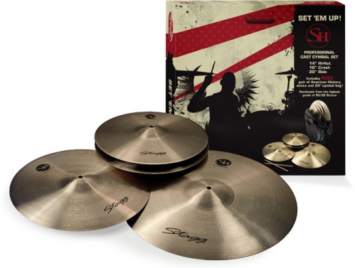 Stagg SH SET bronze cymbal set Stagg SH SET bronze cymbal set
