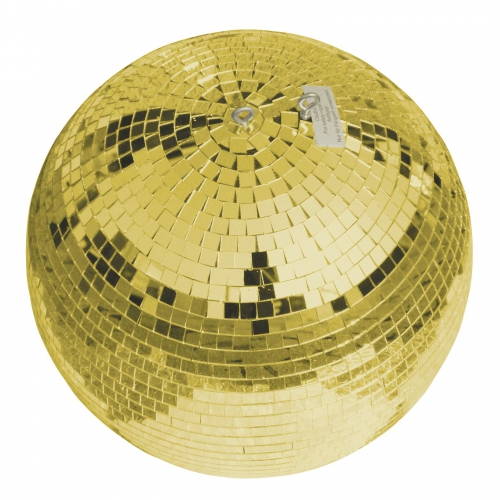 Eurolite disco mirror ball, gold, 30 cm 