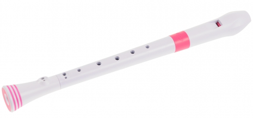 Nuvo NURG300PK soprano recorder C, white-pink