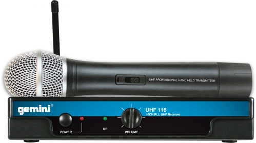 Gemini UHF-116M wireless microphone