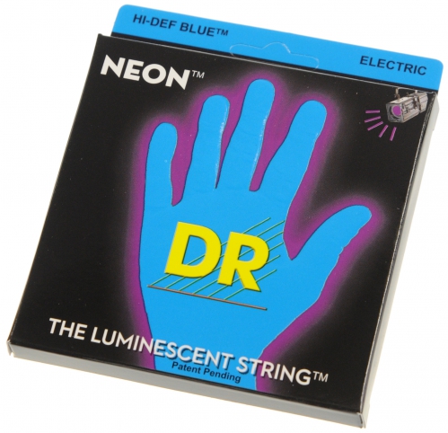 DR NBE-10 HiDef Yellow Neon Medium Electric Guitar Strings (10-46)