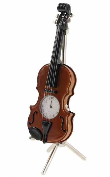 Zebra Music mini violin with watch