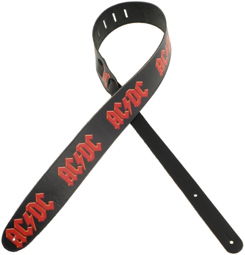 Perri′s 6024 AC/DC 2,5″ leather guitar strap