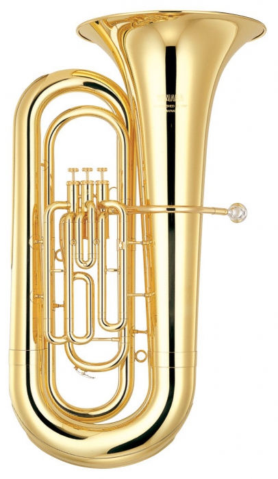 Yamaha YBB 201 tuba Bb, size 4/4, lacquered (with case)