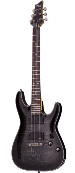 Schecter Damien Elite 6 Trans Black Burst electric guitar