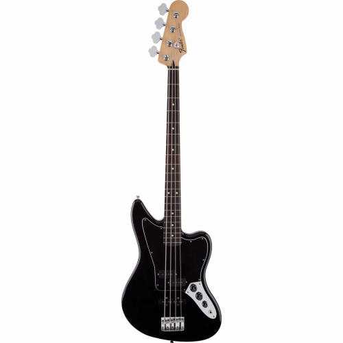 Fender Standard Jaguar RW Black bass guitar