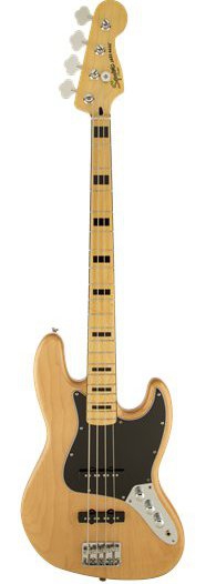 Fender Squier Vintage Modified Jazz Bass ′70S Natural bass guitar