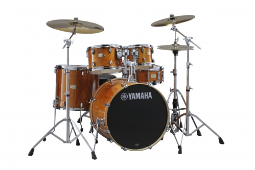 Yamaha Stage Custom Birch Power Fusion drum set + hardware (colour: Honey Amber)