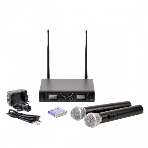 Karsect WR-352/HT-35A dual handheld microphone wireless system