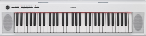 Yamaha NP12 61-Key Entry-Level Piaggero Ultra-Portable Digital Piano  (colour: white)