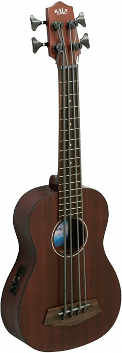 Kala UBass Rumbler ukulele with cover, satin finish