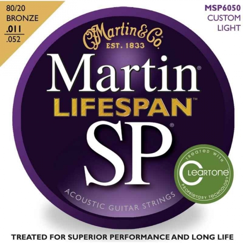 Martin MSP6050 acoustic guitar strings 11-52