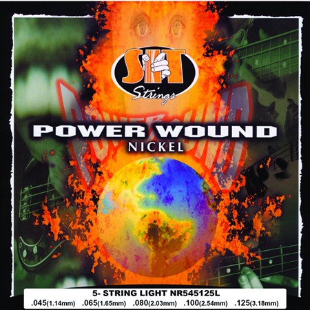 SIT NR 545125L Power Wound Medium bass guitar strings 45-125L