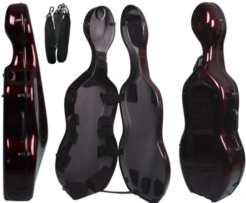 Gewa PS353.122 CS05 ABS-Carbon cello case, red