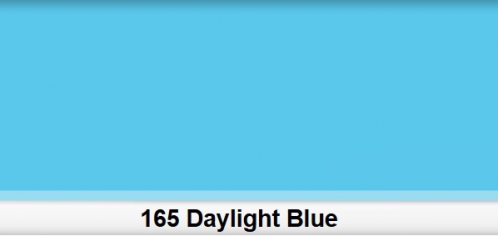 Lee 165 Daylight Blue colour filter - 50x60cm