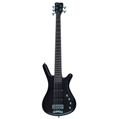 RockBass Corvette Basic 5 Nirvana Black Transparent Satin active bass guitar