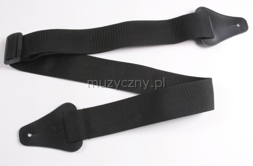 Akmuz PE-2 guitar strap, black