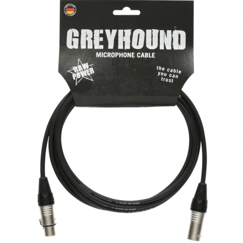 Klotz GRK1FM 1000 Greyhound microphone cable XLR-F - XLR-M, 10m 