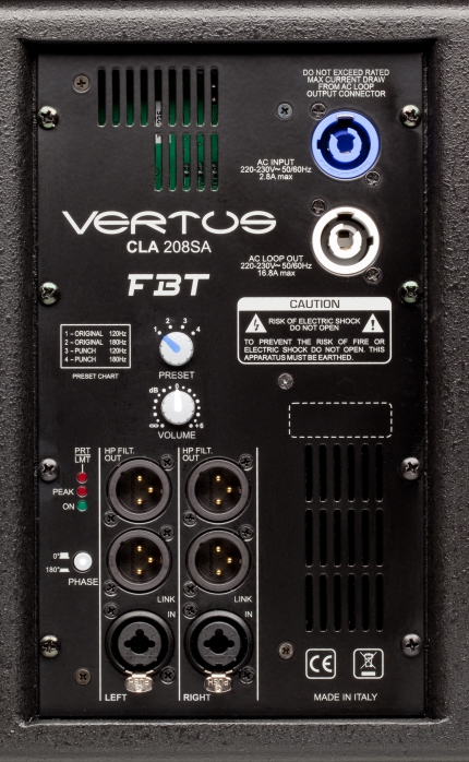 FBT Vertus CLA 208 SA subbass aktywny 600W
