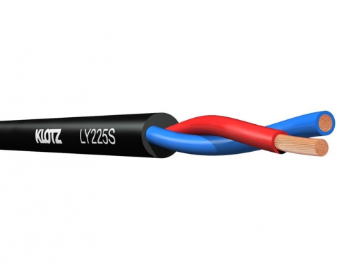 Klotz LY225S speaker cable, 2x2,5mm, black