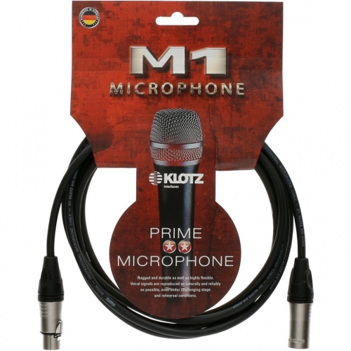 Klotz M1K1FM 0750 microphone cable XLR-F- XLR-M, 7,5m 