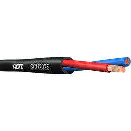 Klotz SCH2025 speaker cable, 2x25mm, black