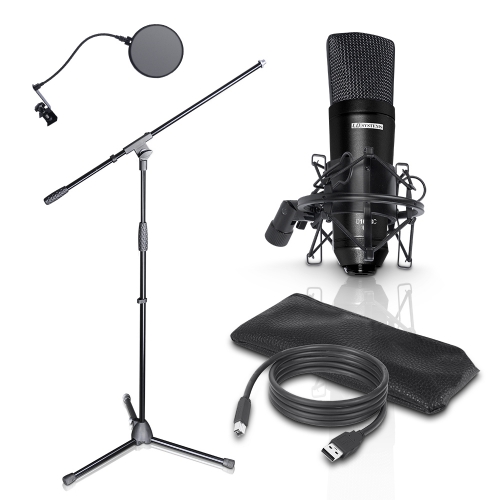 LD Systems 1 set: USB microphone, stand, popkiller