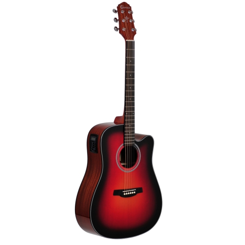 Crafter HDC24EQ TS Cutaway electric acoustic guitar 