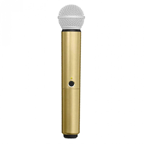 Shure WA713-GLD colored handle for BLX/SM58 and BLX2/Beta58A transmitters, gold