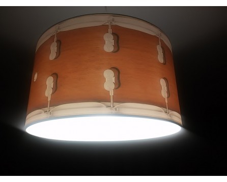 Zebra Music music motive lamp, drum motive 