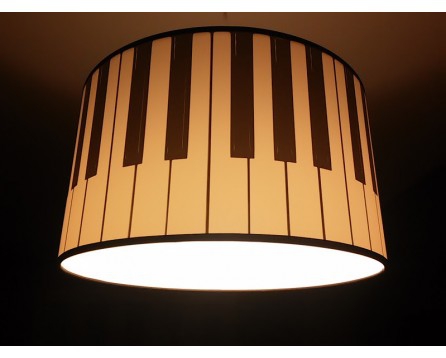 Zebra Music music motive lamp, piano keyboard motive 