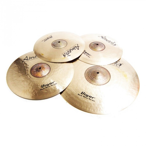 Amedia Vigor Rock Shiny Cymbal Set HH14, CR16, R20