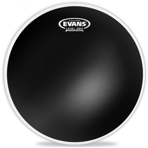 Evans TT14CHR Black Chrome drum head 14″, black  