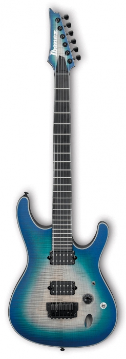Ibanez SIX6FDFM Iron Label Blue Space Burst electric guitar