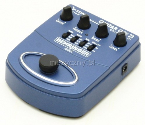 Behringer GDI21 analog simulator preamp guitar effect