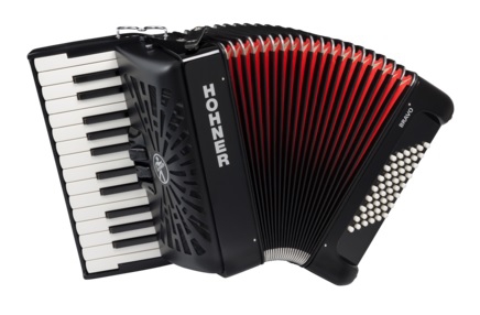 Hohner Bravo II 48 accordion (black)