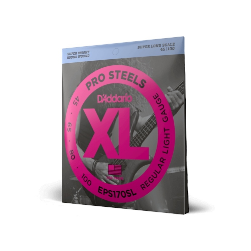 D′Addario EPS 170 Pro Steels Super Long Scale bass guitar strings 45-130