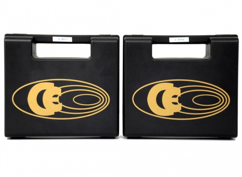 Coles 4038MP mikrofony wst�gowe (parowane) wraz z uchwytami z zawieszeniem antywibracyjnym 4072 oraz walizkami