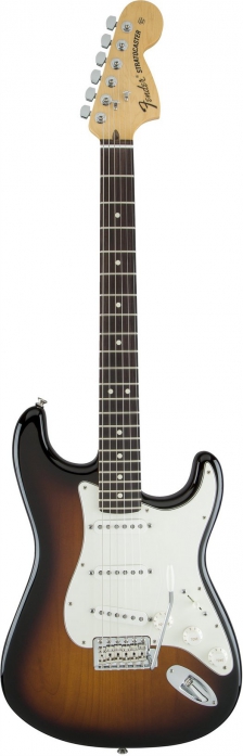 Fender American Special Stratocaster RW 2 TS black electric guitar