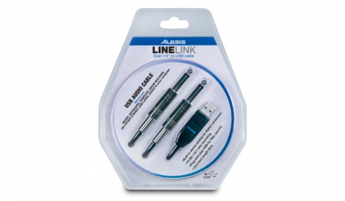 Alesis LineLink dual 1/4″ to USB cable