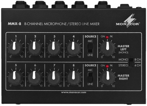 Monacor MMX-8 miniature universal mixer