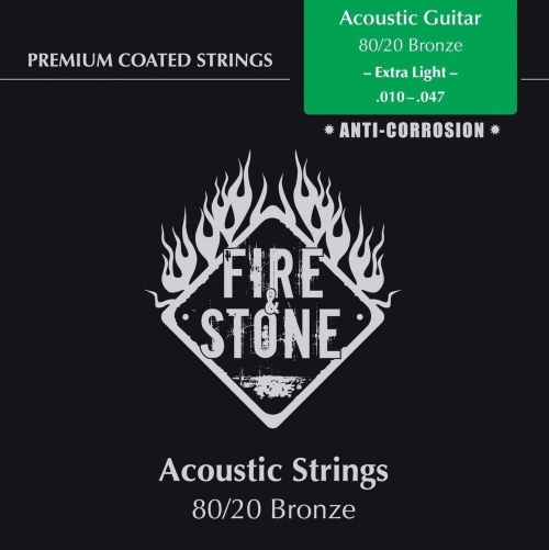 Gewa 665550 Fire&Stone Phosphor Bronze acoustic guitar strings 10-47