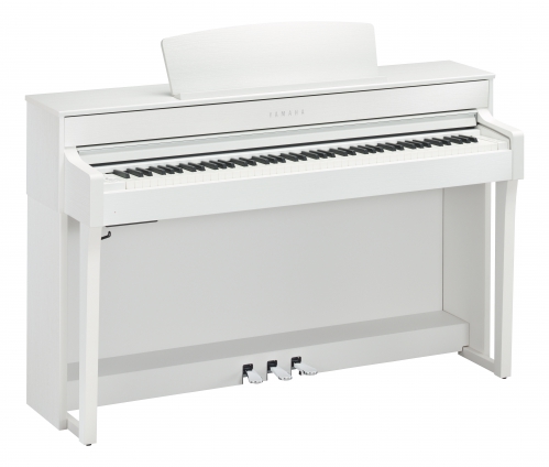 Yamaha CLP 645 WH Clavinova digital piano, white