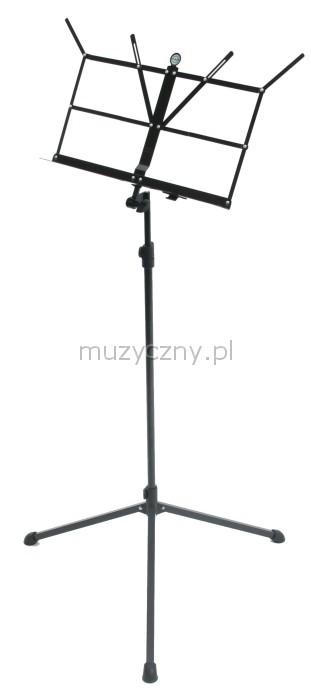 K&M 11100 Butterfly music stand, foldable, black