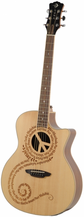 Luna Oracle Peace Natural electric acoustic guitar (B-stock)