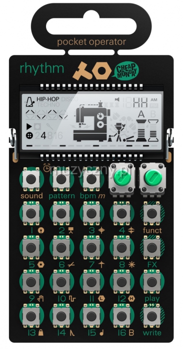 Teenage Engineering Pocket Operator PO-12 rhythm drum machine and sequencer