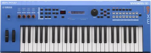 Yamaha MX 49 II synthesizer, blue
