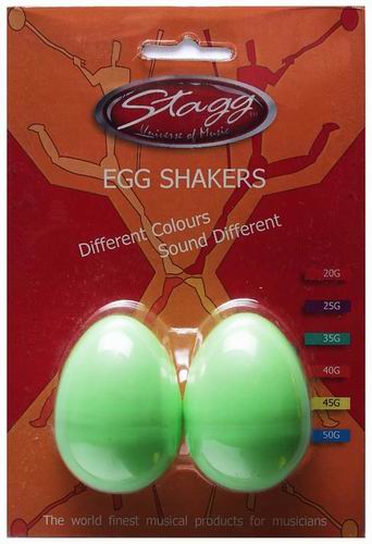 Stagg EGG-2GR shaker (pair) percussion instrument