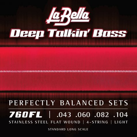 LaBella 760FL Deep Talkin Bass 43-104 Flat Wound bass guitar strings