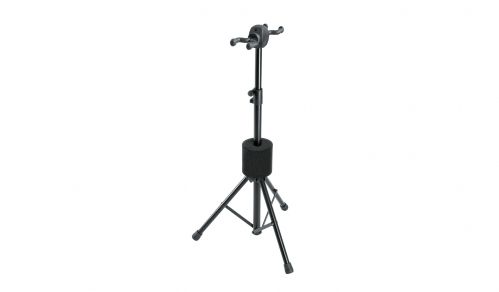 K&M 17620-000-55 Double guitar stand, black